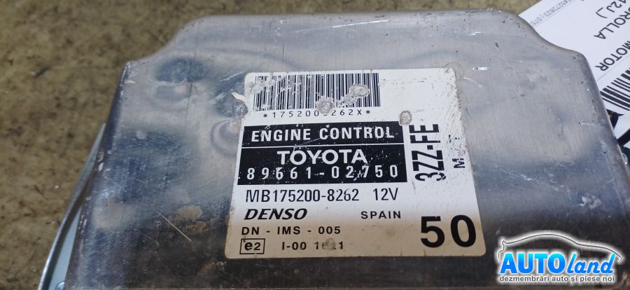 Calculator Ecu Motor TOYOTA COROLLA (_E12U_,_E12J_) 2001-2025 Cod 9866102750 