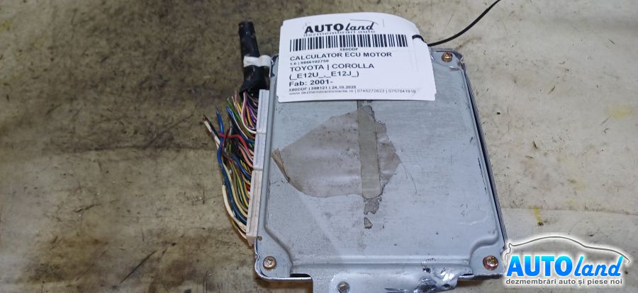 Calculator Ecu Motor TOYOTA COROLLA (_E12U_,_E12J_) 2001-2025 Cod 9866102750 