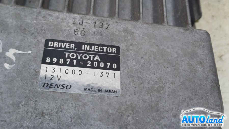 Calculator ECU Motor TOYOTA COROLLA Verso (ZER_,ZZE_) 2004-2025 Cod 8987120070 