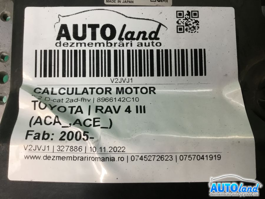 Calculator ECU Motor TOYOTA RAV 4 III (ACA_,ACE_) 2005-2025 Cod 8966142C10 