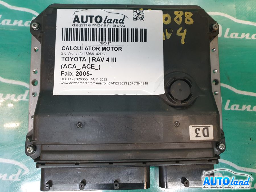 Calculator ECU Motor TOYOTA RAV 4 III (ACA_,ACE_) 2005-2025 Cod 8966142D30 