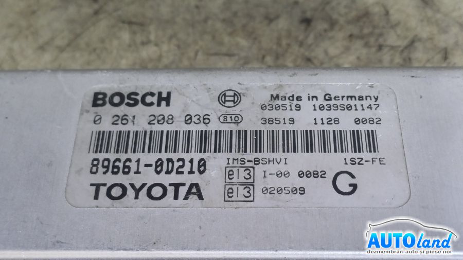 Calculator Ecu Motor TOYOTA YARIS (_P9_) 2005-2025 Cod 896610D210 