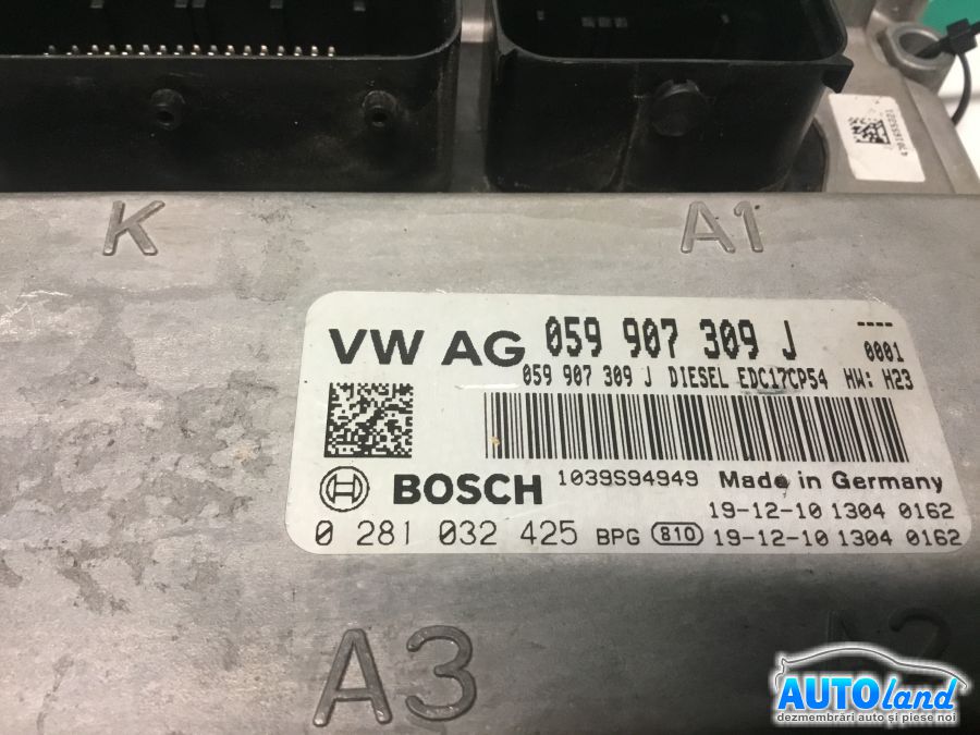 Calculator ECU Motor VOLKSWAGEN Amarok I (facelift 2016) 2016-2020 Cod 059907309J 