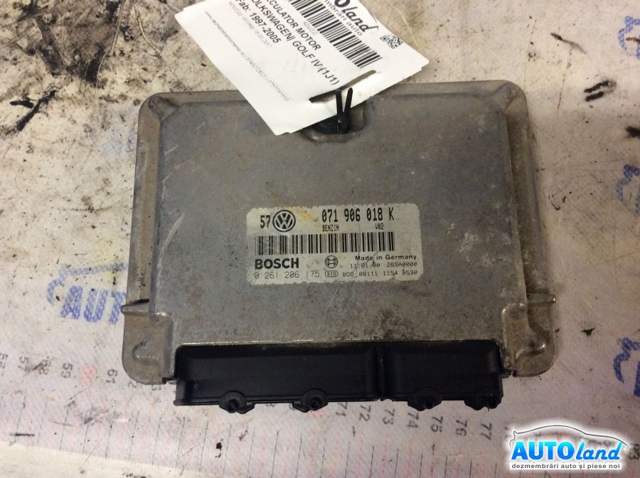Calculator ECU Motor VOLKSWAGEN GOLF IV (1J1) 1997-2005 Cod 071906018K 