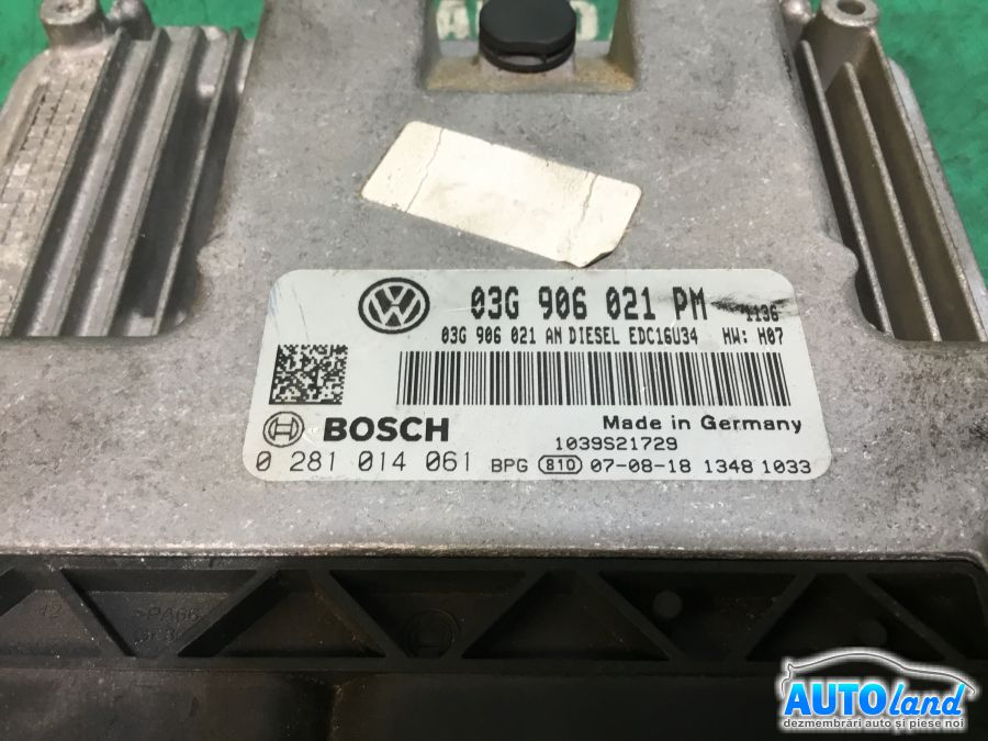 Calculator ECU Motor VOLKSWAGEN GOLF V (1K1) 2003-2026 Cod 03G906021PM 