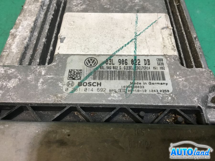 Calculator ECU Motor VOLKSWAGEN GOLF VI 2008-2025 Cod 03L906022DB 