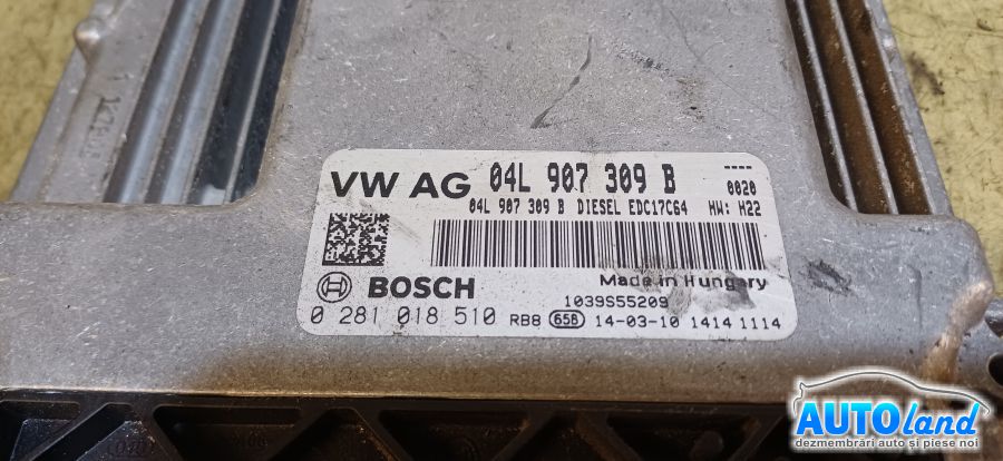 Calculator Ecu Motor VOLKSWAGEN GOLF VII 2012-2026 Cod 04L907309B 