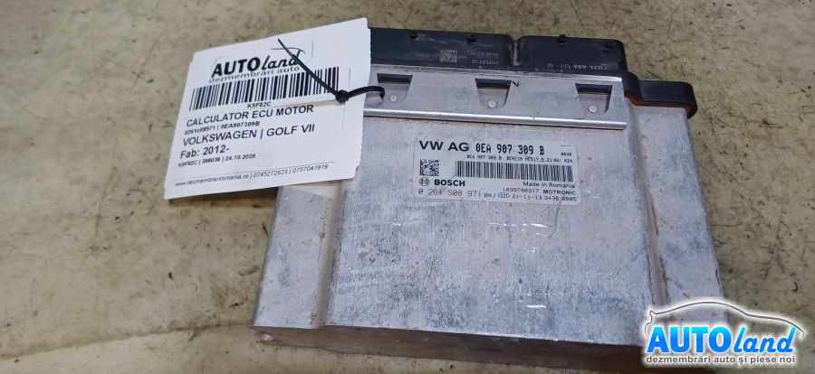 Calculator Ecu Motor VOLKSWAGEN GOLF VII 2012-2025 Cod 0EA907309B 
