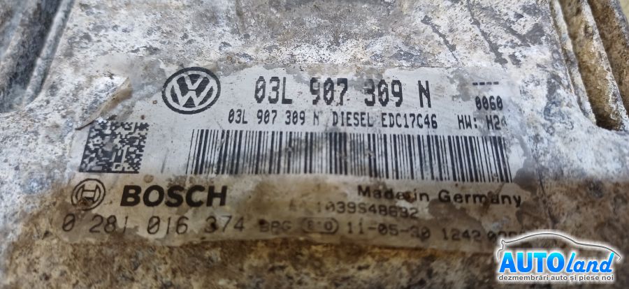 Calculator Ecu Motor VOLKSWAGEN PASSAT (362) 2010-2025 Cod 03L907309N 