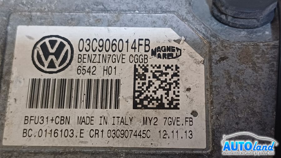 Calculator Ecu Motor VOLKSWAGEN POLO (6R_) 2009-2025 Cod 03C906014FB 