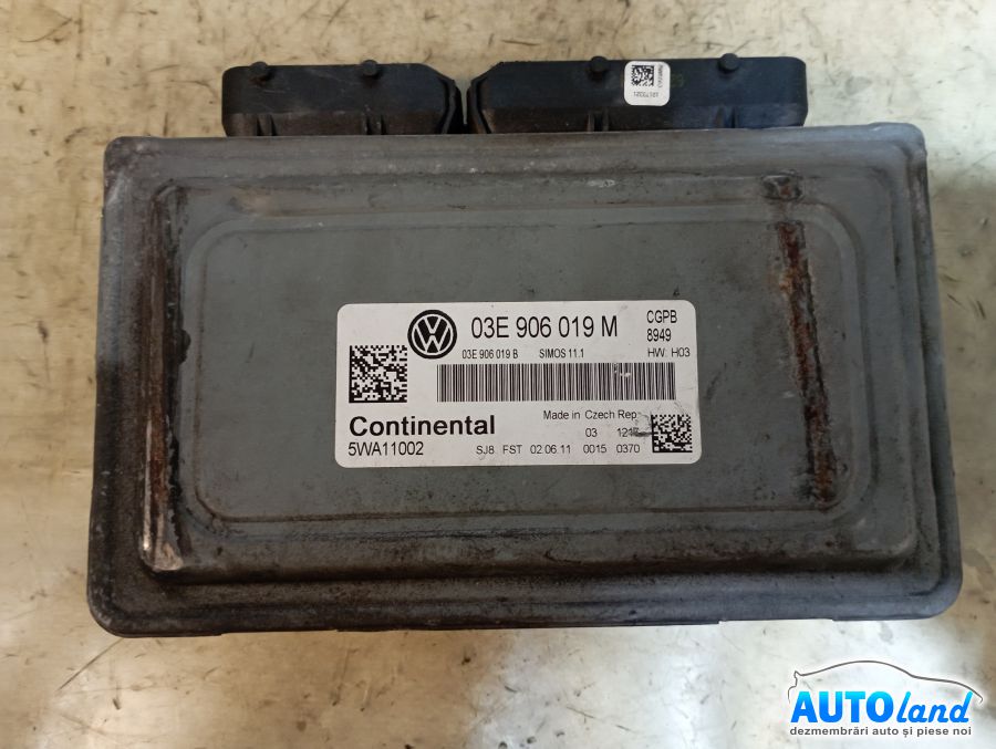 Calculator Ecu Motor VOLKSWAGEN POLO (6R_) 2009-2025 Cod 03E906019M 