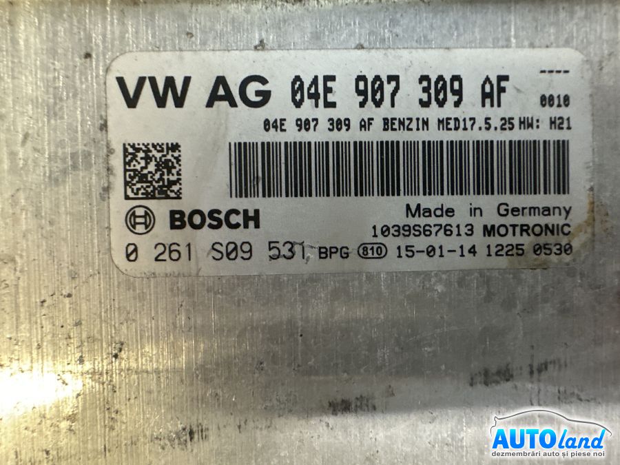 Calculator Ecu Motor VOLKSWAGEN POLO (6R_) 2009-2025 Cod 04E907309AF 