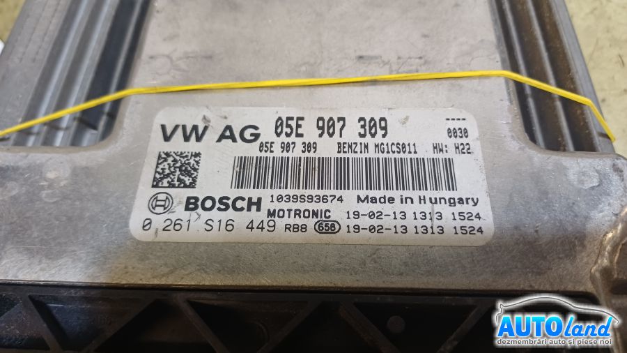 Calculator Ecu Motor VOLKSWAGEN TIGUAN II 2016-2020 Cod 05E907309 