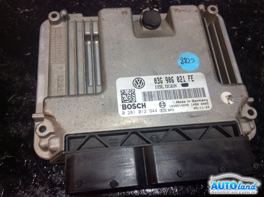Calculator ECU Motor VOLKSWAGEN TOURAN (1T1,1T2) 2003-2025 Cod 03G906021FE 