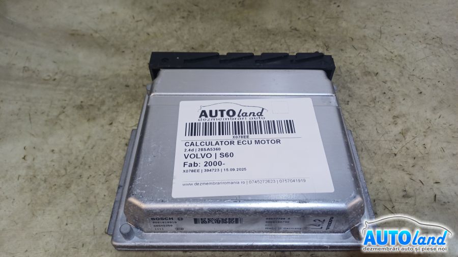 Calculator Ecu Motor VOLVO S60 2000-2025 Cod 28SA5360 