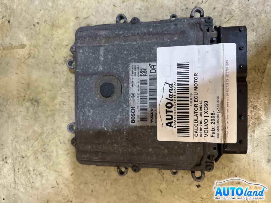 Calculator Ecu Motor VOLVO XC60 2008-2025 Cod 30729826A 