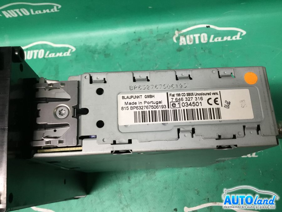 CD Player auto FIAT GRANDE PUNTO (199) 2005-2025 Cod 764327316 