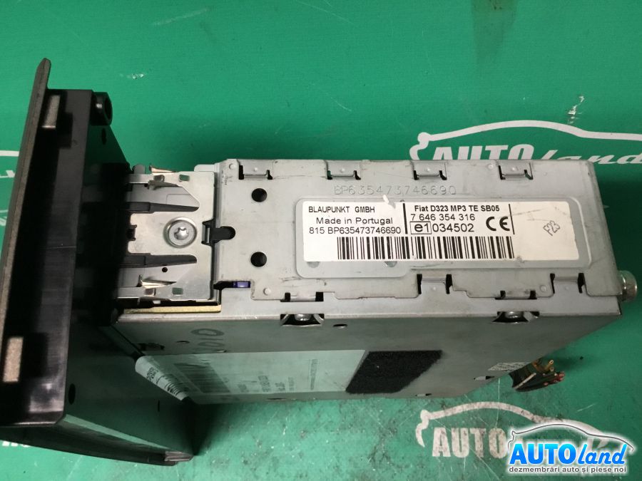 CD Player auto FIAT LINEA (323) 2007-2025 Cod 7646354316 