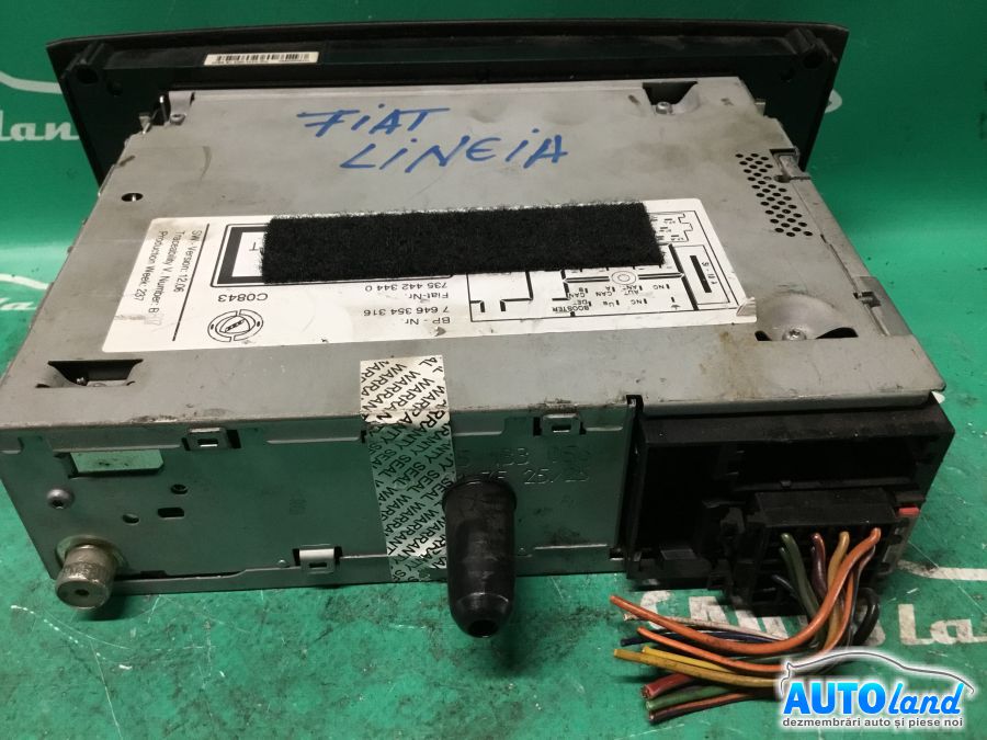 CD Player auto FIAT LINEA (323) 2007-2025 Cod 7646354316 