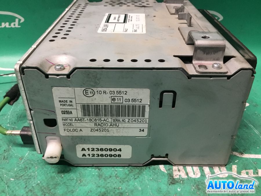 CD Player auto FORD FIESTA VI 2008-2025 Cod AA6T18C815AC 