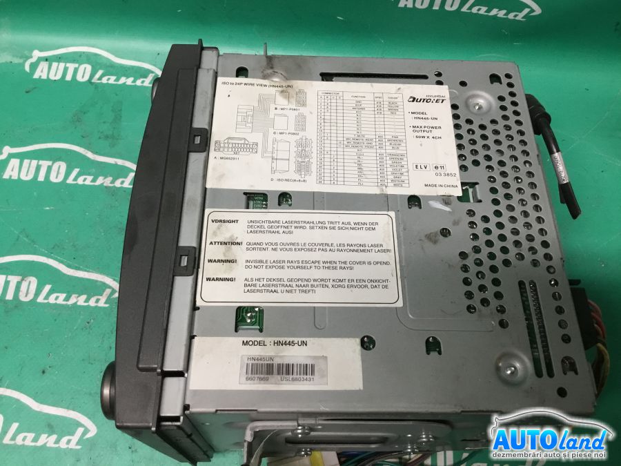 CD Player auto KIA CARENS III (UN) 2006-2025 Cod HN445UN 