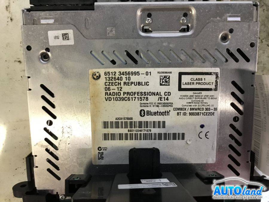 Cd Player Auto MINI COUNTRYMAN (R60) 2010-2014 Cod 65123456995 