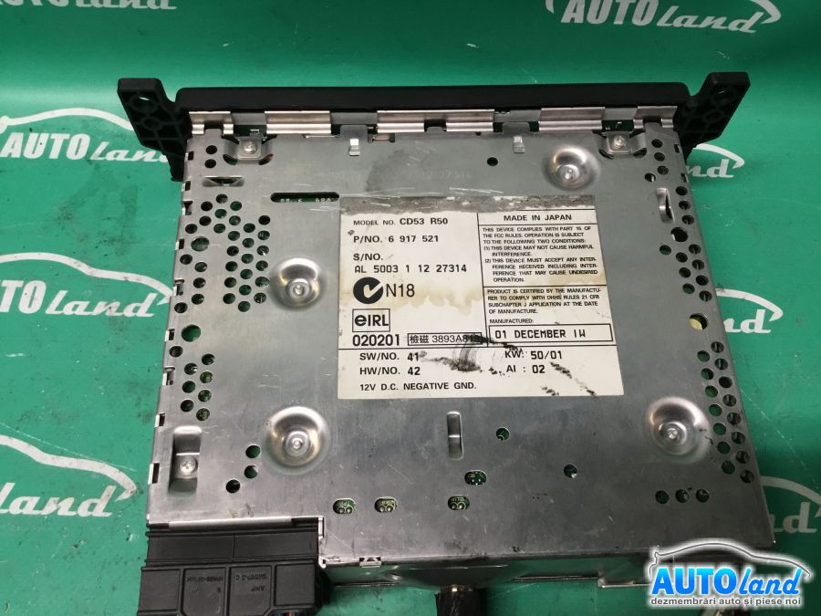 CD Player auto MINI MINI (R50,R53) 2001-2025 Cod 3893A819 