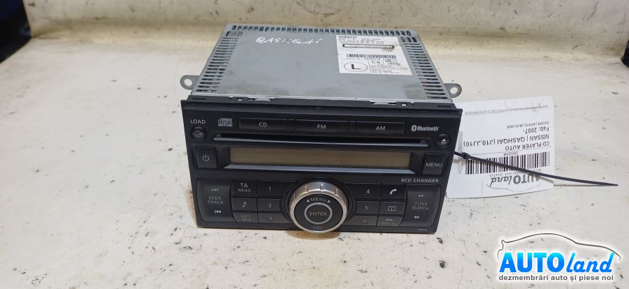 Cd Player Auto NISSAN QASHQAI (J10,JJ10) 2007-2026 Cod 28185JD40A 
