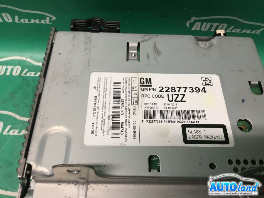 CD Player auto OPEL ASTRA J combi 2009-2025 Cod CQJG42F9G 