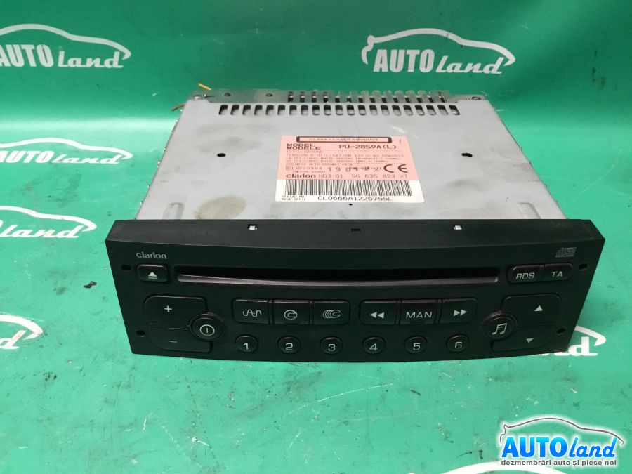 CD Player auto PEUGEOT 206 hatchback (2A/C) 1998-2025 Cod CL0666A1226755L 