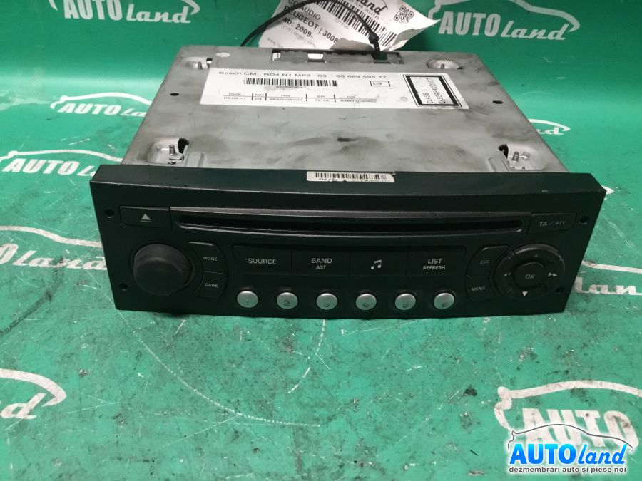 CD Player auto PEUGEOT 3008 2009-2025 Cod 9666959577 