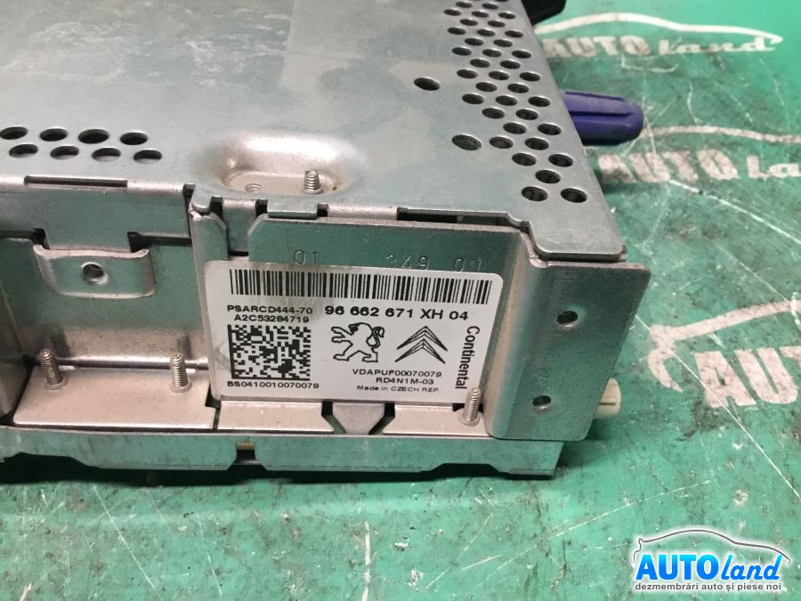 CD Player auto PEUGEOT 308 (4A_,4C_) 2007-2025 Cod 96662671XH 