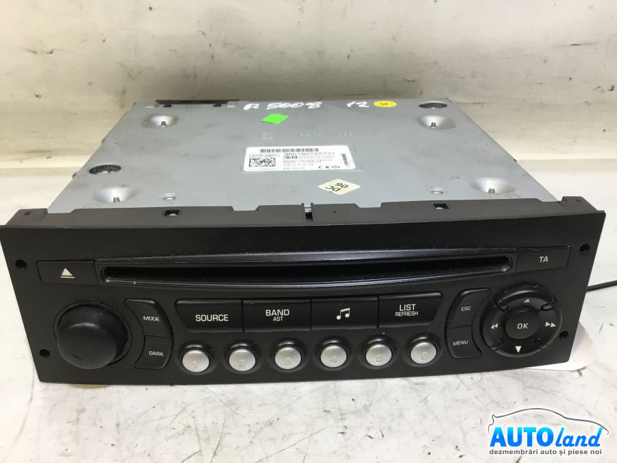 CD Player auto PEUGEOT 5008 2009-2025 Cod 98016072XT 
