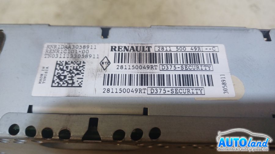 Cd Player Auto RENAULT ZOE 2012-2025 Cod 281150049R 