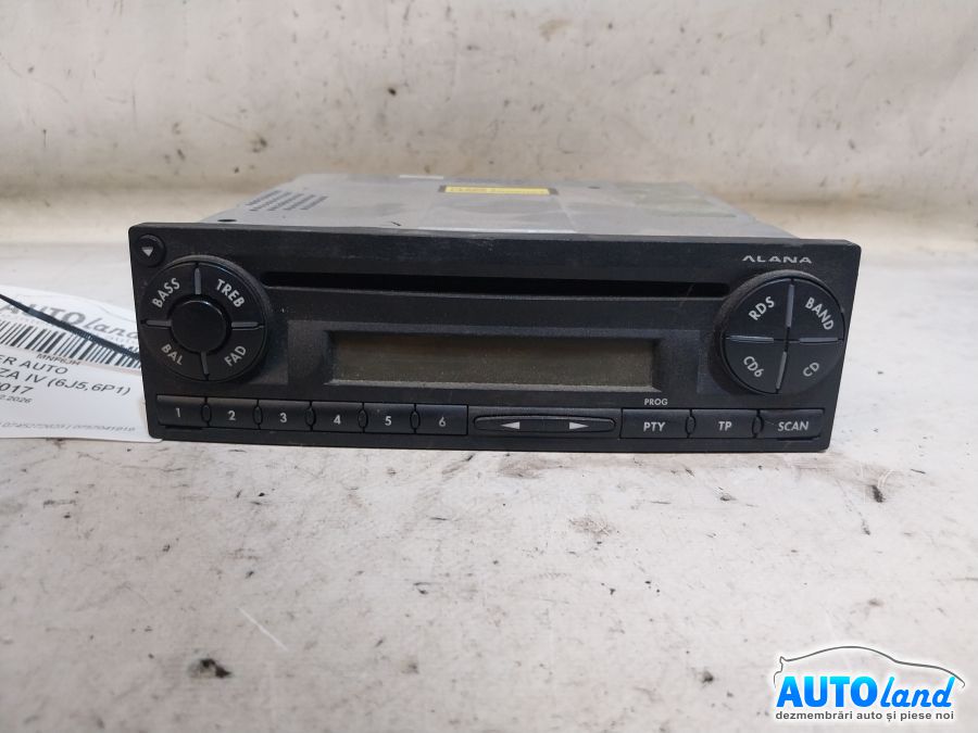 Cd Player Auto SEAT IBIZA IV (6J5,6P1) 2008-2017 Cod 6L0035156B 