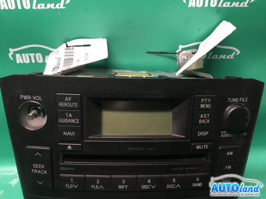 CD Player auto TOYOTA AVENSIS (T25) 2003-2025 Cod 118601 