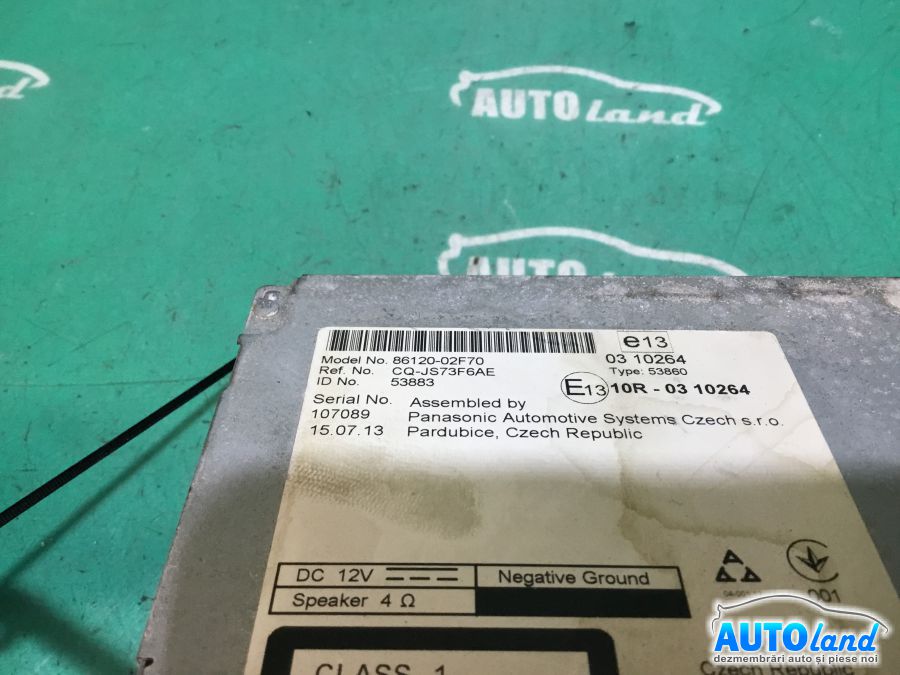 CD Player auto TOYOTA COROLLA Combi (_NZE16_) 2012-2025 Cod 8612002F70 