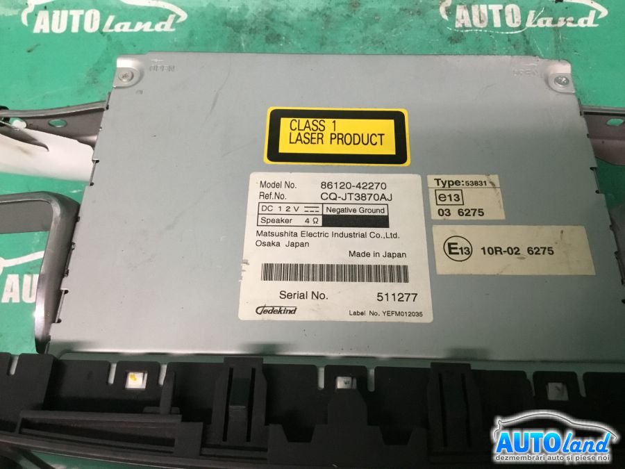 CD Player auto TOYOTA RAV 4 III (ACA_,ACE_) 2005-2025 Cod 8612042270 