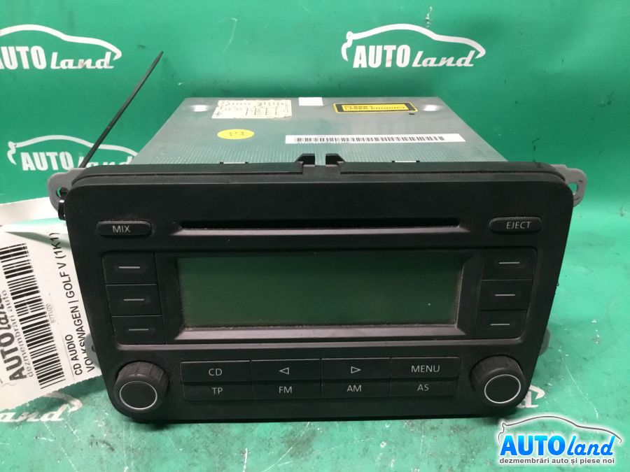 CD Player auto VOLKSWAGEN GOLF V (1K1) 2003-2025 Cod 1K0035186J 