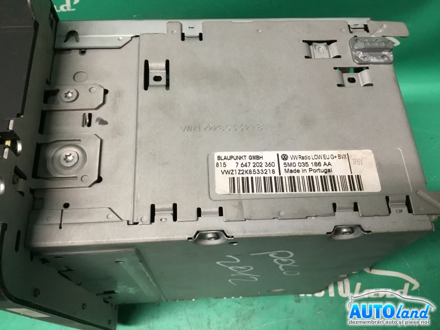 CD Player auto VOLKSWAGEN POLO (6R_) 2009-2025 Cod 5M0035186AA 