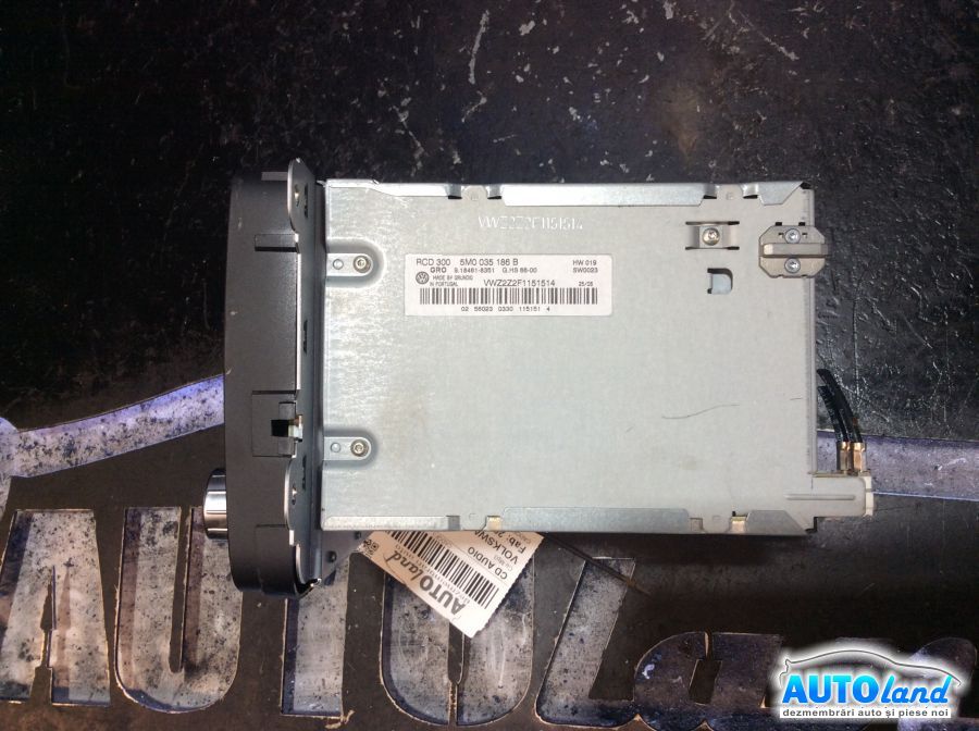 CD Player auto VOLKSWAGEN POLO (6R_) 2009-2025 Cod 5M0035186B 