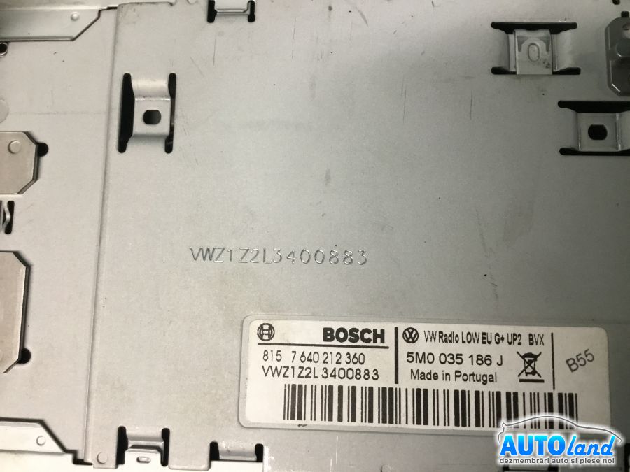 CD Player auto VOLKSWAGEN POLO (6R_) 2009-2025 Cod 5M0035186J 