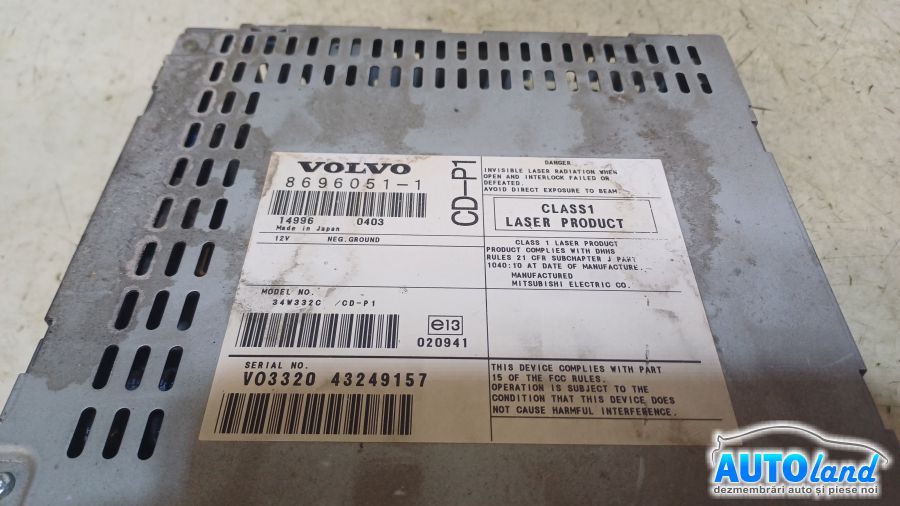 Cd Player Auto VOLVO V50 (MW) 2004-2025 Cod 8696051 