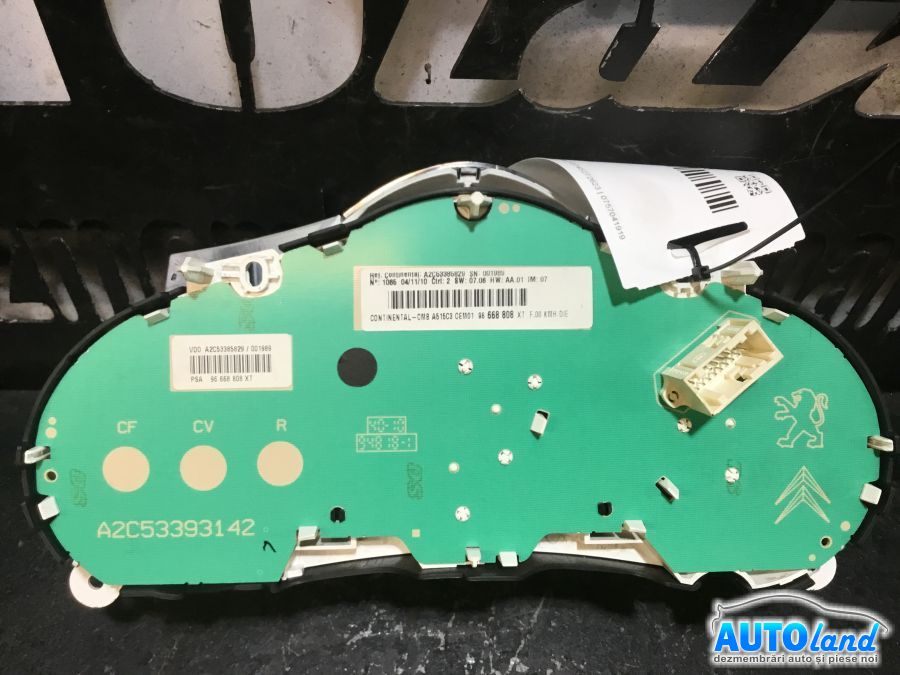 Ceas Bord CITROEN DS3 2009-2026 Cod 96668808XT 