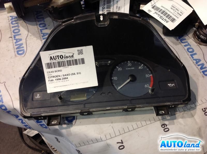 Ceas Bord CITROEN SAXO (S0,S1) 1996-2004 Cod 9640993500 