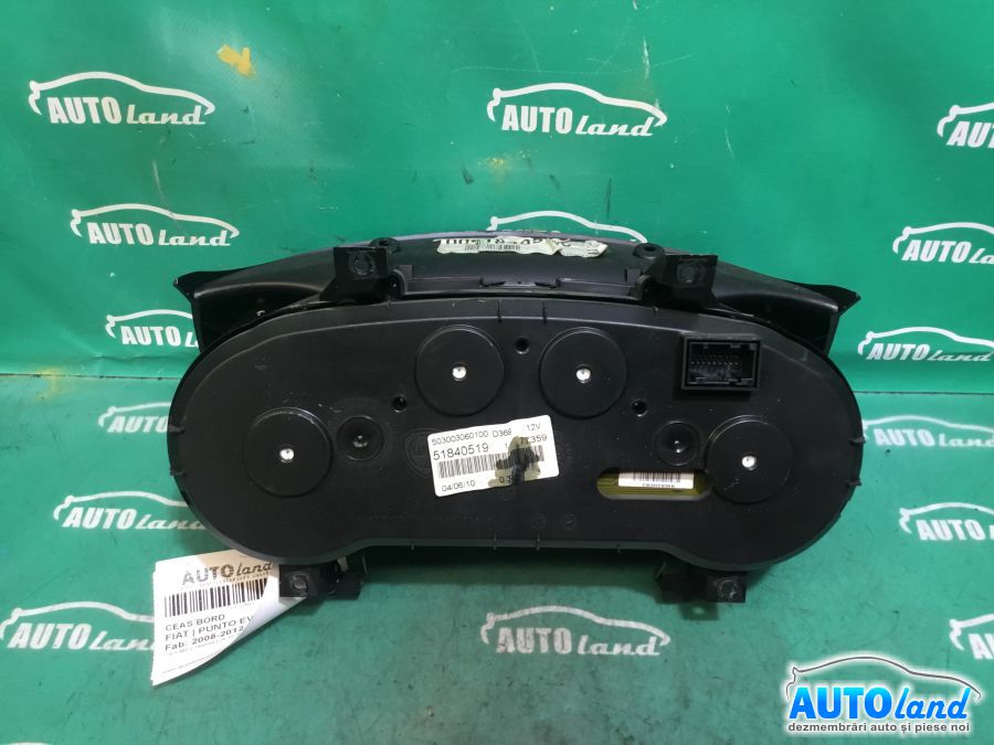 Ceas Bord FIAT PUNTO EVO 2008-2012 Cod 51840519 