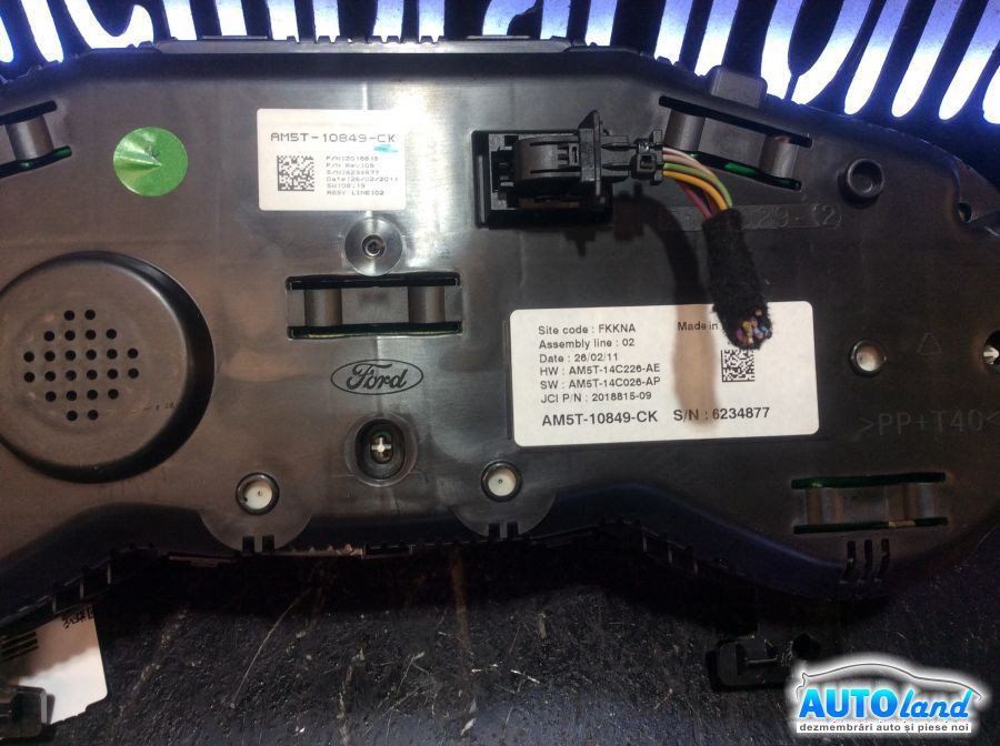 Ceas Bord FORD C-MAX II 2010-2025 Cod AM5T10849CK 