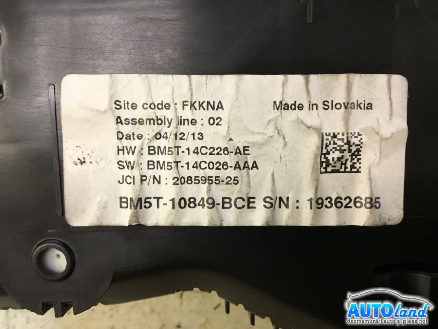 Ceas Bord FORD FOCUS III 2011-2025 Cod BM5T10849BCE 
