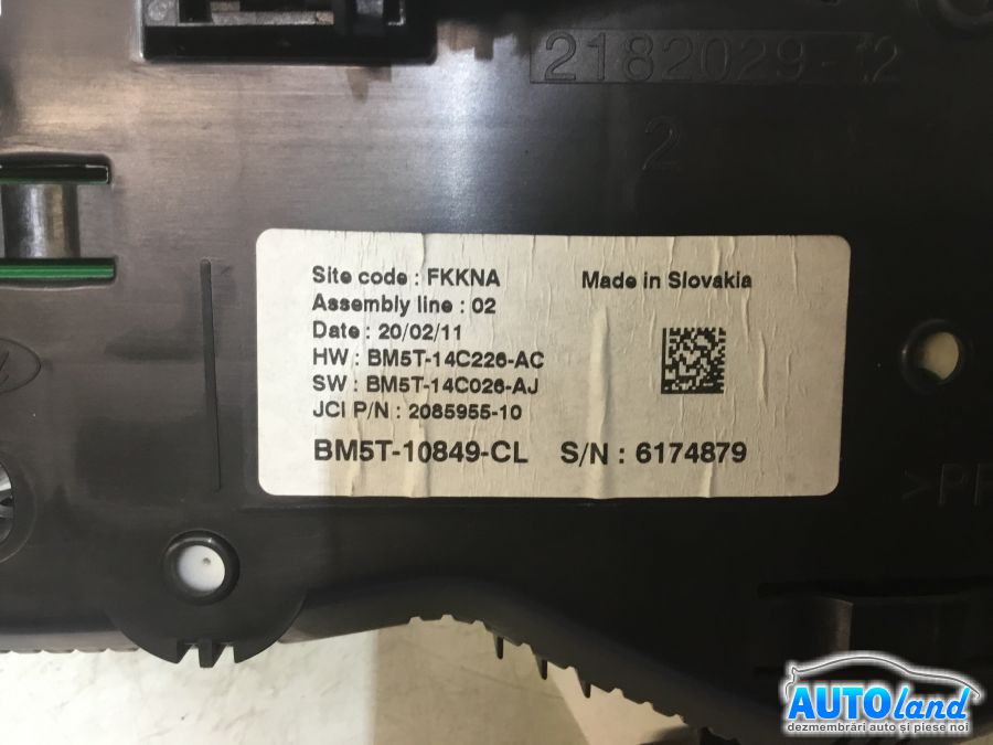 Ceas Bord FORD FOCUS III 2011-2025 Cod BM5T10849CL 