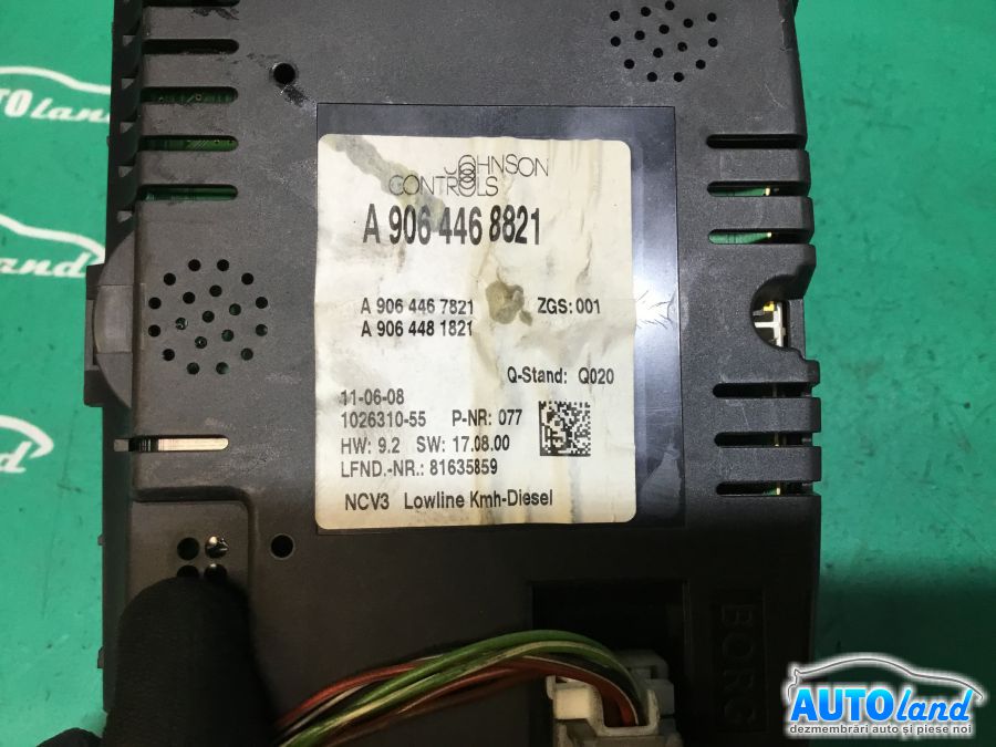 Ceas Bord MERCEDES-BENZ SPRINTER 3,5-t bus (906) 2006-2025 Cod A9064468821 